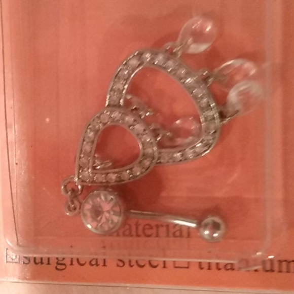 Vintage Y2K Pierced Navel  Sparkling Dangle Gem Jewelry - Picture 5 of 10